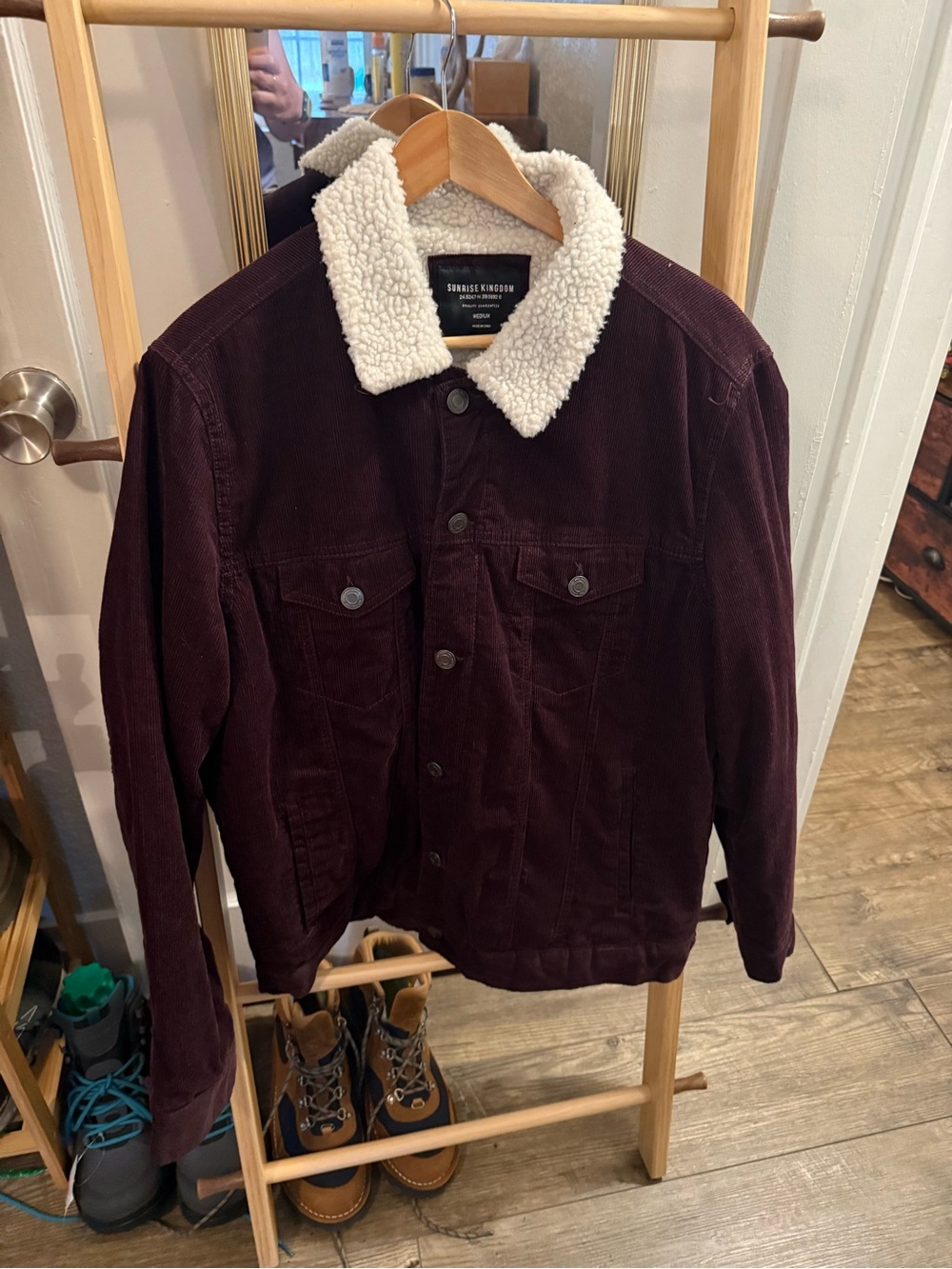 Corduroy Sheepskin Jacket